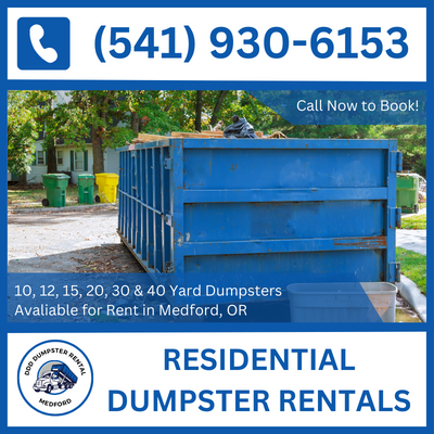 Comprehensive Waste Solutions - Residential Dumpster Rental in Medford, OR - DDD Dumpster Rental Medford